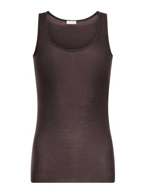 ROBERTO COLLINA: Tops & Débardeurs - Top - Marron