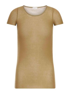 ROBERTO COLLINA: t-shirts - Ribbed Knit T-Shirt