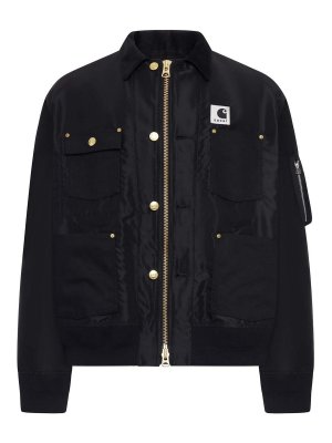 Sacai: casual jackets - Duck Jacket