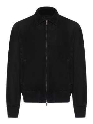 SALVATORE SANTORO: Bomberjacken - Bomberjacke - Schwarz