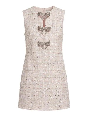 Self Portrait: ショートドレス - ショートドレス - ヌードカラー