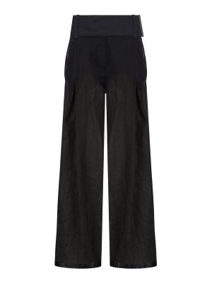SPORTMAX: Pantalones casual - Pantalón Casual - Negro