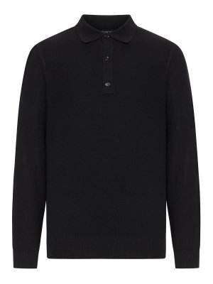 TOM FORD: polo shirts - Silk And Cotton Piquet Polo Shirt