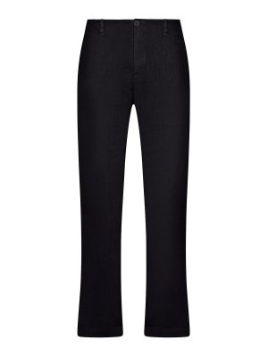 TRANSIT: casual trousers - Regular-Fit Linen Trousers