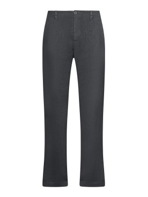 TRANSIT: casual trousers - Regular-Fit Linen Trousers