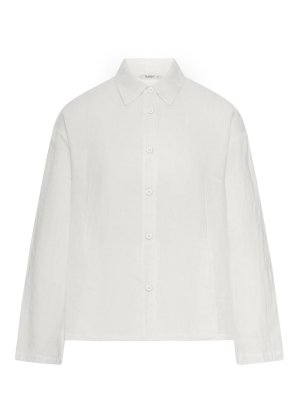 TRANSIT: shirts - Linen Shirt With Classic Collar
