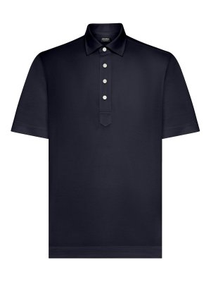 ZEGNA: Polos  - Polo - Bleu