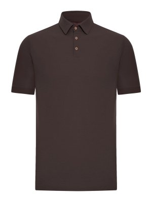 ZANONE: polo shirts - Slim Fit Polo In Ice Cotton