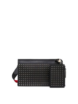 CHRISTIAN LOUBOUTIN: Schultertaschen - Schultertasche - Schwarz