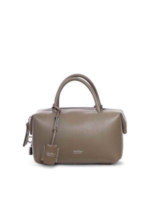 Max Mara: Handtaschen - Shopper - Grau