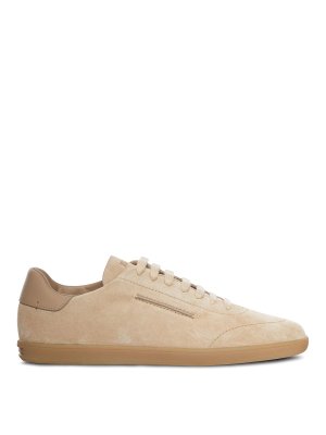 ZEGNA: trainers - Low-Top Suede Sneakers