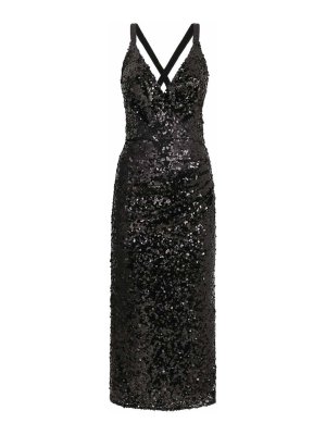 DOLCE & GABBANA: knee length dresses - Dress With Sequins