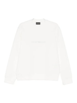 EMPORIO ARMANI: Sudaderas y suéteres - Sudadera - Blanco
