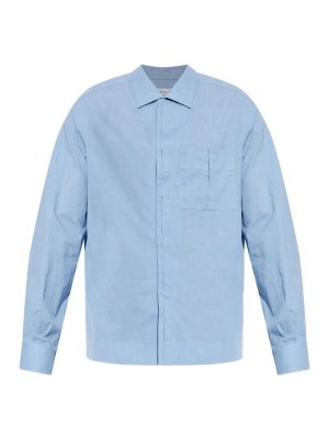 Maison Margiela: Hemden - Hemd - Blau