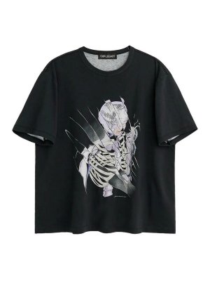 OUR LEGACY: T-shirts - T-Shirt - Schwarz