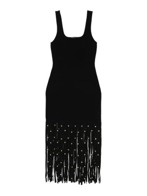 JONATHAN SIMKHAI: Robe longueur genou - Robe Au Genou - Noir