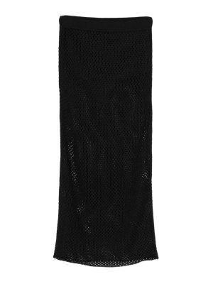 JONATHAN SIMKHAI: Faldas media pierna y semilargas - Falda Semilarga - Negro