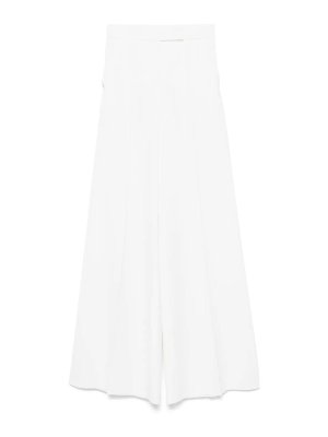 Max Mara: Pantalones casual - Pantalón Casual - Blanco