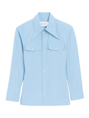 AMI PARIS: Chemises - Chemise - Bleu Clair