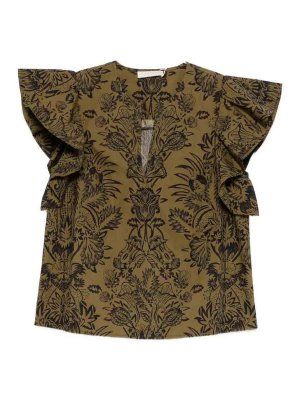 ULLA JOHNSON: トップス＆タンクトップ - トップ/タンクトップ - 緑