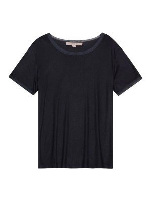 REMAIN Birger Christensen: t-shirts - T-Shirt With Mesh Edge