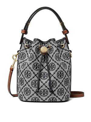 TORY BURCH: バケットバッグ - バケットバッグ - ベージュ