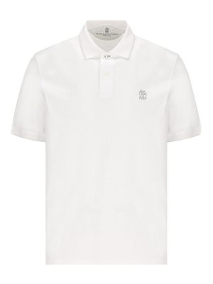 BRUNELLO CUCINELLI: Polos - Polo - Blanco
