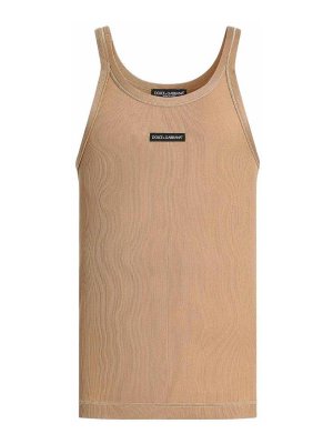 DOLCE & GABBANA: トップス＆タンクトップ - トップ/タンクトップ - ベージュ
