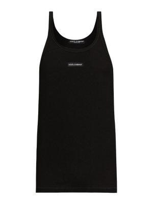 DOLCE & GABBANA: Tops & Tank tops - Cotton Tank Top With Print