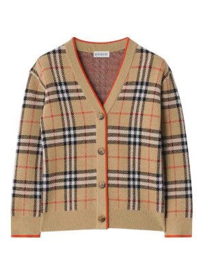 BURBERRY: カーディガン - カーディガン - ベージュ
