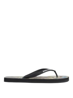 DSQUARED2: flip flops - Flip-Flops With Print