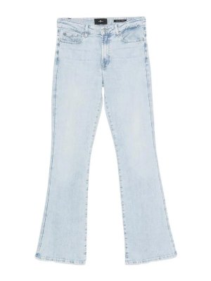 7 FOR ALL MANKIND: ブーツカットジーンズ - ブーツカットジーンズ - ライトブルー