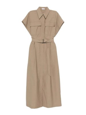 BRUNELLO CUCINELLI: knee length dresses - Dress