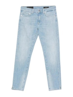 DONDUP: straight leg jeans - `Rose` Slim 5-Pocket Jeans