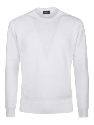 DRUMOHR: Pull col rond - Pull Col Rond - Blanc