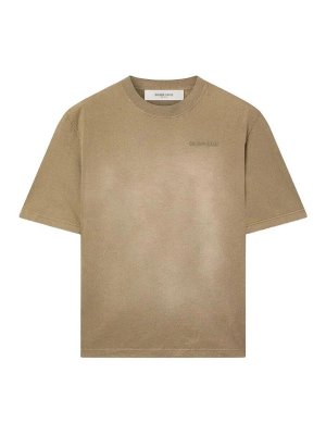 GOLDEN GOOSE: t-shirts - `Journey` T-Shirt With Embroidery