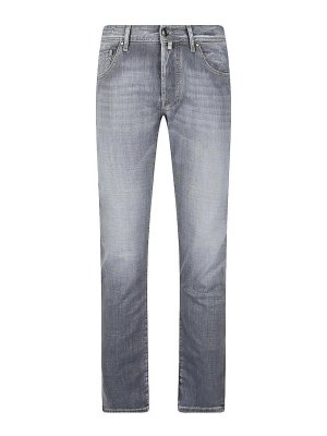 JACOB COHEN: casual trousers - `Nick Slim` Super Slim Fit 5-Pocket Pants