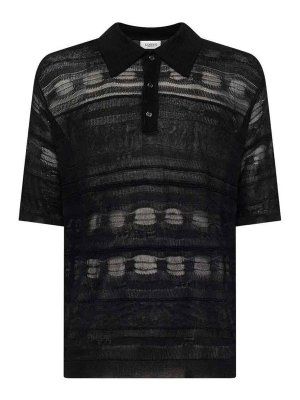 LANEUS: ポロシャツ - ポロシャツ - 黒