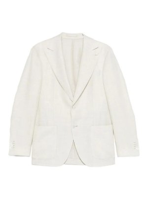 LUIGI BIANCHI MANTOVA: Vestes de costume - Blazer - Blanc