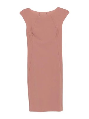 PATRIZIA PEPE: Robe longueur genou - Robe Au Genou - Marron Clair