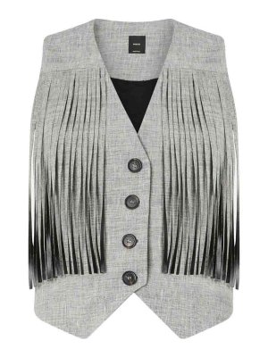 Pinko: Chalecos  - Chaleco - Negro