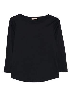 PUROTATTO: bluse - Camicetta con maniche a 3/4 e scollo a barca