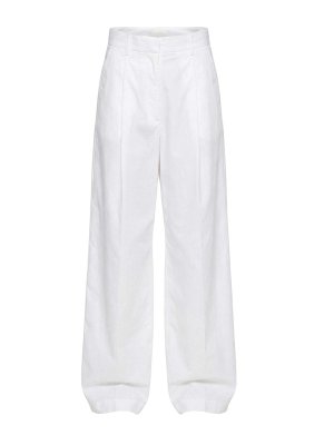 THELATEST: Pantalons casual - Pantalons Décontractés - Blanc