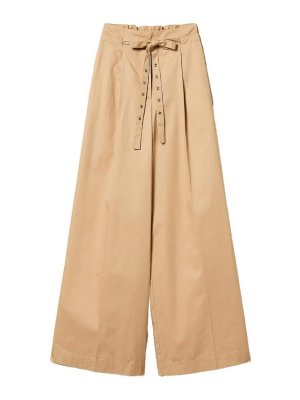 TWINSET: pantaloni casual - Pantaloni Palazzo