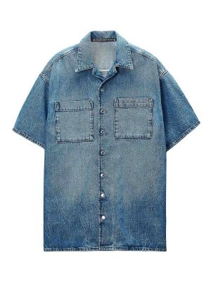 ALEXANDER WANG: ニーレングスドレス - 膝丈ドレス - ブルー