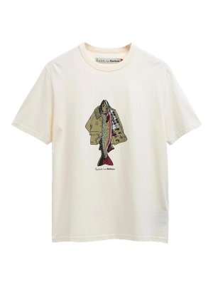 BARBOUR: t-shirts - Paul Smith Loves  Fishing Jacket T-Shirt