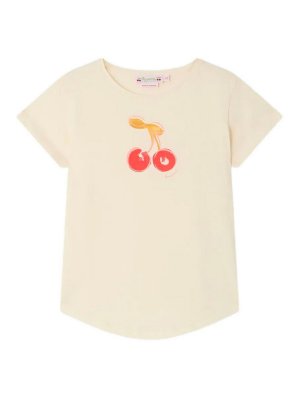 Bonpoint: T-shirts - T-Shirt - Beige Clair