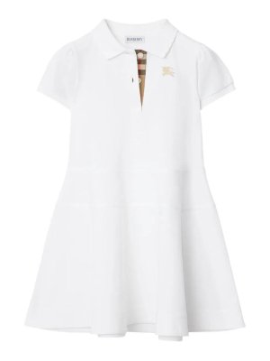 BURBERRY: ニーレングスドレス - 膝丈ドレス - 白