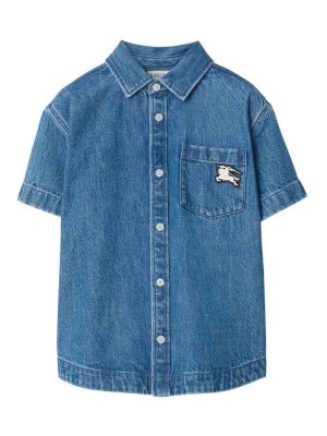 BURBERRY: Chemises - Chemise - Denim