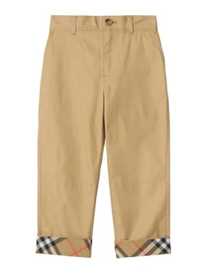 BURBERRY: Pantalons casual - Pantalons Décontractés - Beige